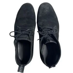 All Saints Men’s Black Suede Lace Up Chukka Boots Size 41 EU 8 US All Saints | Shoes | All Saints Mens Black Suede Lace Up  main image 4